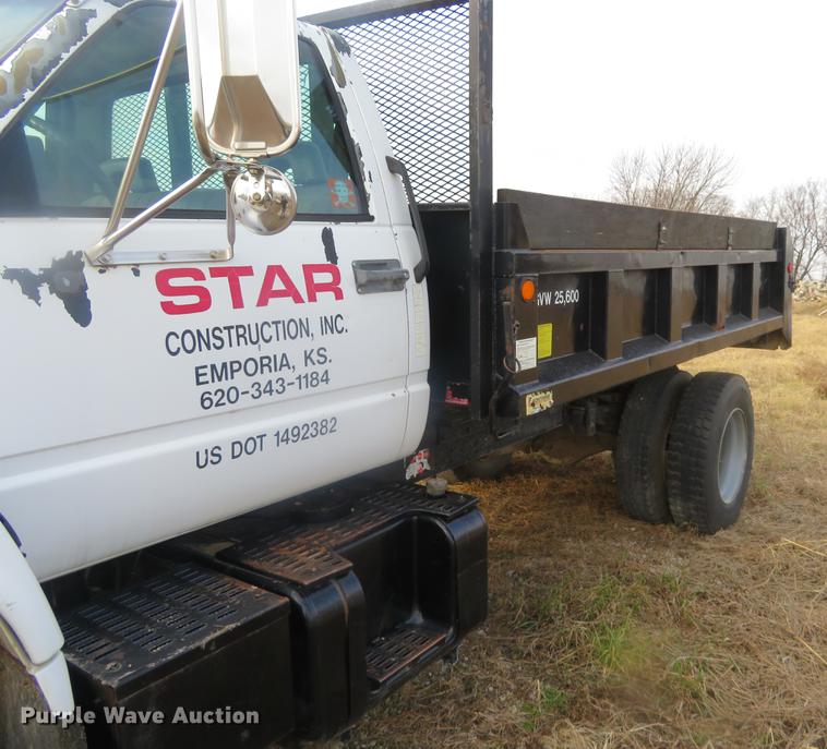 image for item DD6942 1993 Chevrolet Kodiak C6500 dump truck