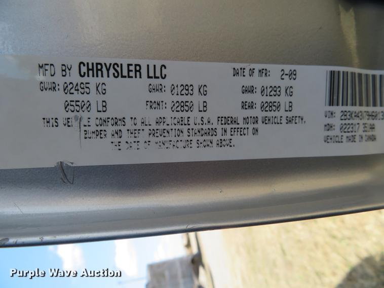 image for item DD6952 2009 Dodge Charger