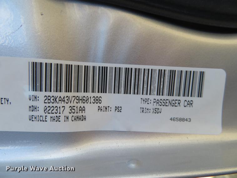 image for item DD6952 2009 Dodge Charger