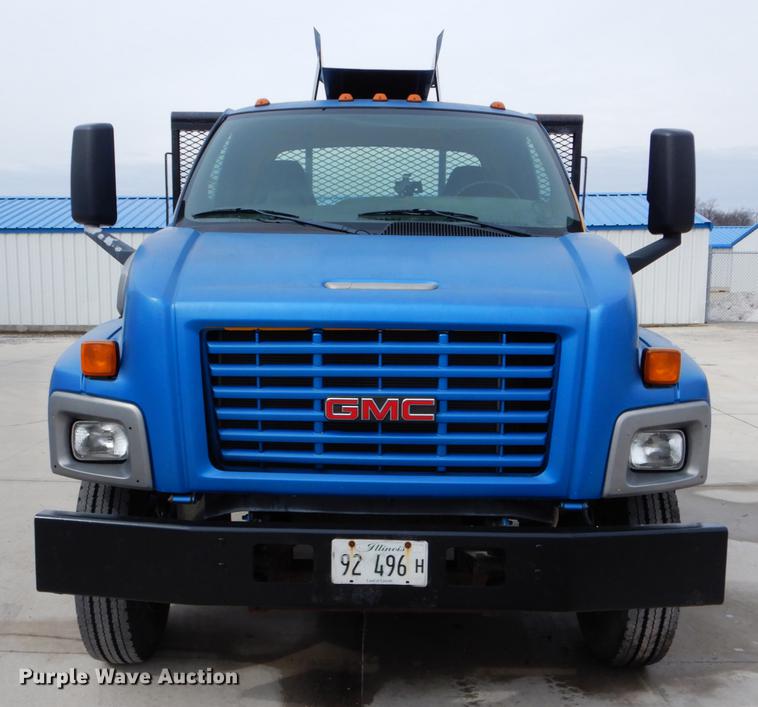 image for item DE6044 2005 GMC C7500 dump flatbed truck