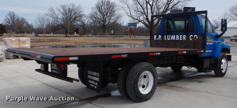 image for item DE6044 2005 GMC C7500 dump flatbed truck