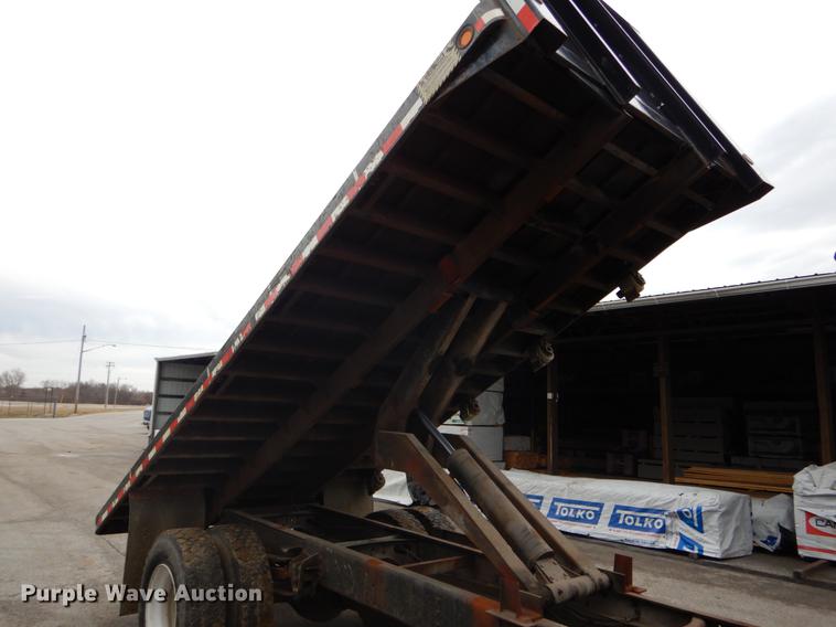 image for item DE6046 1996 International 4700 dump flatbed truck