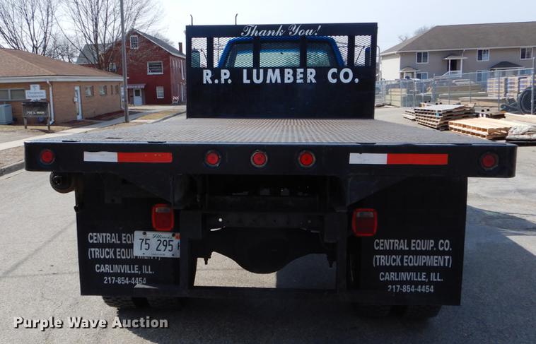 image for item DE6065 1996 Chevrolet Kodiak C5500 flat dump bed truck