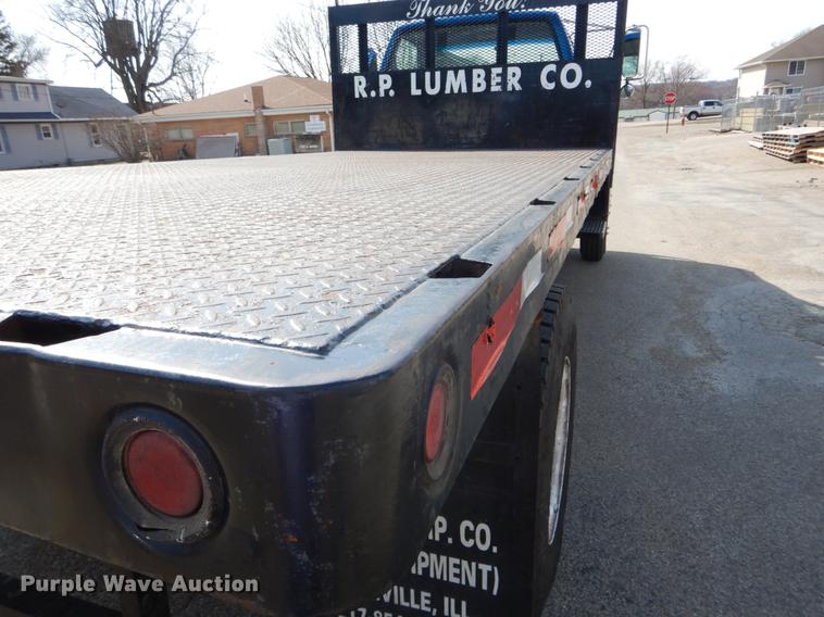 image for item DE6065 1996 Chevrolet Kodiak C5500 flat dump bed truck