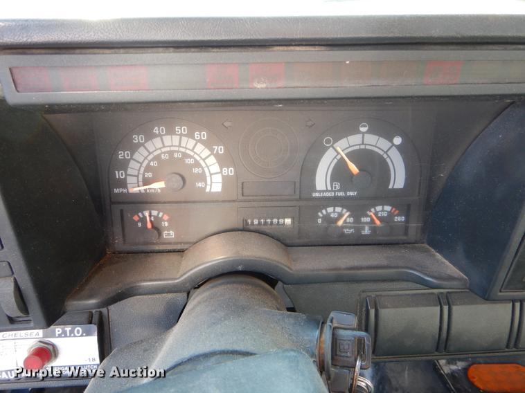 image for item DE6066 1994 GMC TopKick C5500 dump flatbed truck