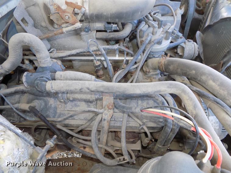 image for item DE7645 1997 Ford F350 XL dump bed pickup truck