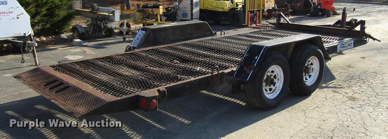 image for item DF7874 1998 Felling tilt deck equipment trailer