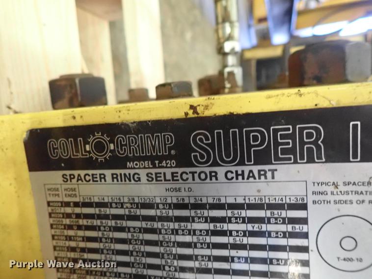 image for item DF8789 Weatherhead T420 hydraulic hose crimper