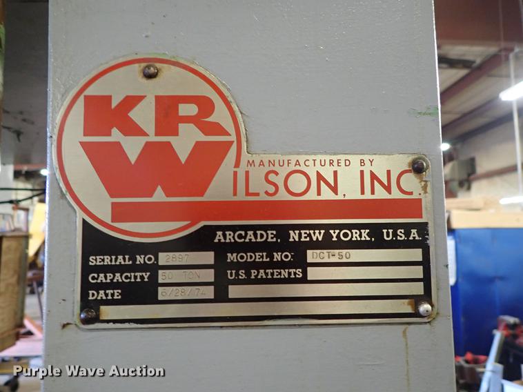 image for item DF8793 KR Wilson DCT-50 vertical trim press