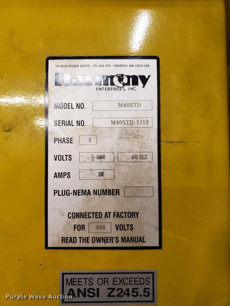 image for item DF8806 Harmony M60-STD cardboard baler