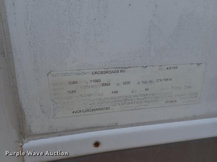 image for item DF8852 2005 Cross Roads Cruiser camper