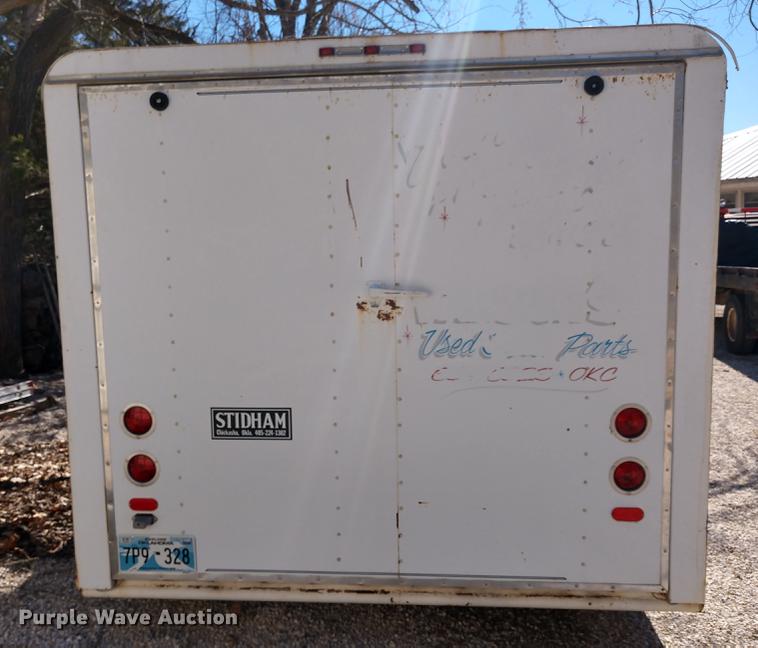image for item DF9895 1997 Stidham enclosed cargo trailer