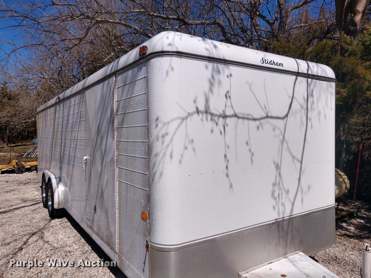 image for item DF9895 1997 Stidham enclosed cargo trailer