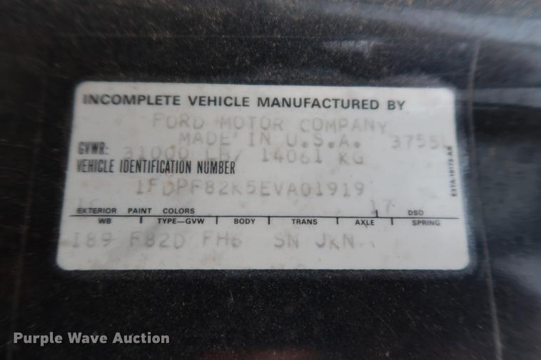 image for item DG3405 1984 Ford F800 Fire Cat fire truck