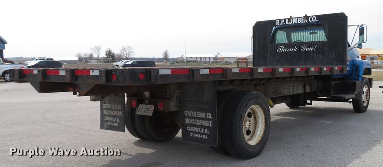 image for item DG3915 1995 Chevrolet Kodiak C6500 flat dump bed truck