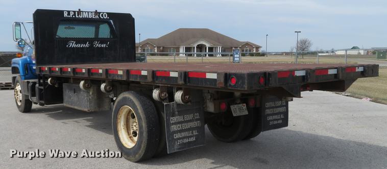 image for item DG3915 1995 Chevrolet Kodiak C6500 flat dump bed truck