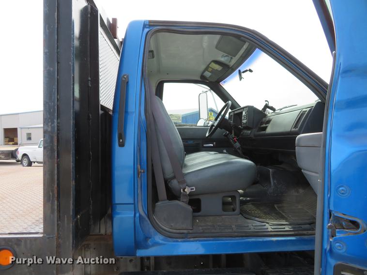 image for item DG3915 1995 Chevrolet Kodiak C6500 flat dump bed truck
