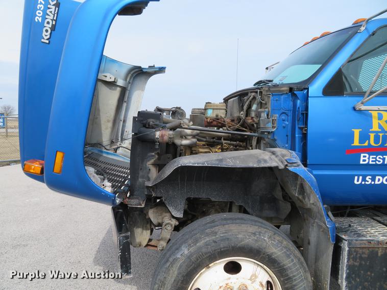 image for item DG3915 1995 Chevrolet Kodiak C6500 flat dump bed truck