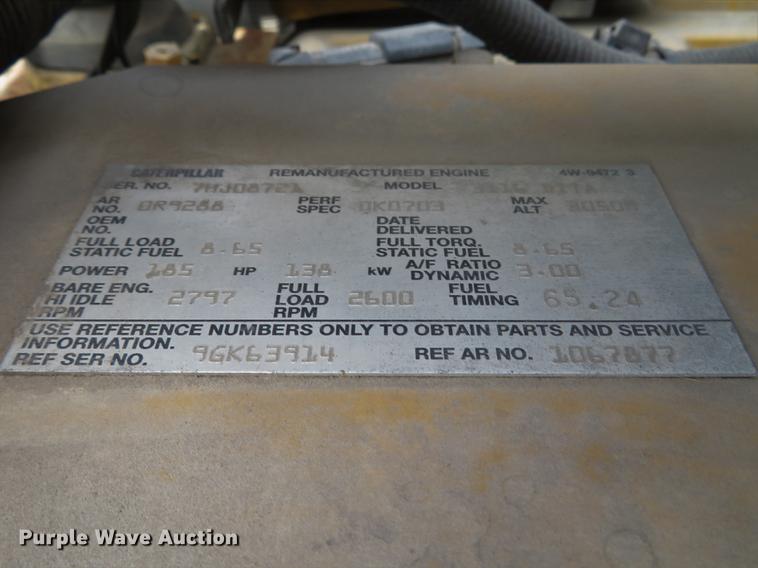 image for item DG3915 1995 Chevrolet Kodiak C6500 flat dump bed truck