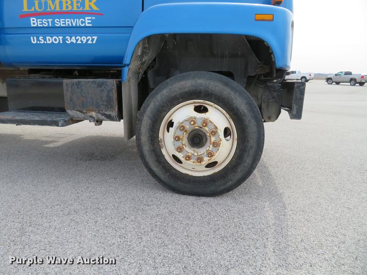 image for item DG3915 1995 Chevrolet Kodiak C6500 flat dump bed truck