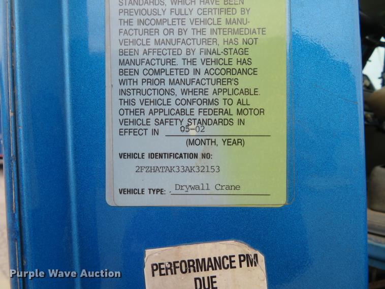 image for item DG3916 2003 Sterling L-Line flat bed truck