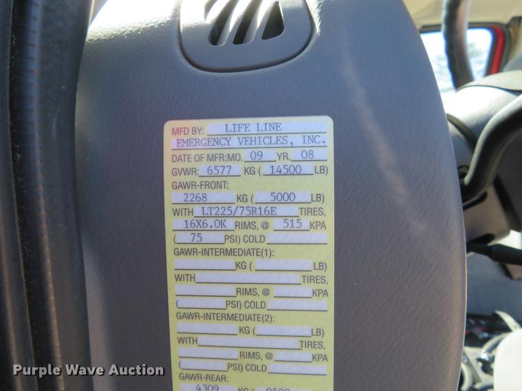 image for item DG3931 2008 Ford E450 cab and chassis