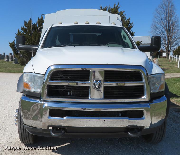 image for item DG3936 2011 Dodge Ram 4500HD Crew Cab utility bed pickup truck