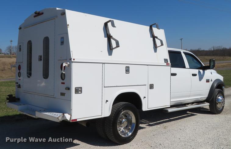 image for item DG3936 2011 Dodge Ram 4500HD Crew Cab utility bed pickup truck