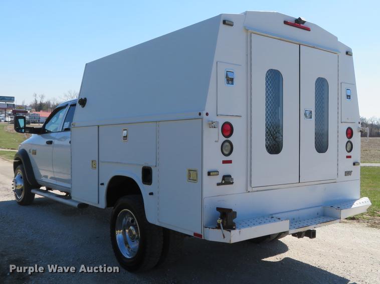 image for item DG3936 2011 Dodge Ram 4500HD Crew Cab utility bed pickup truck