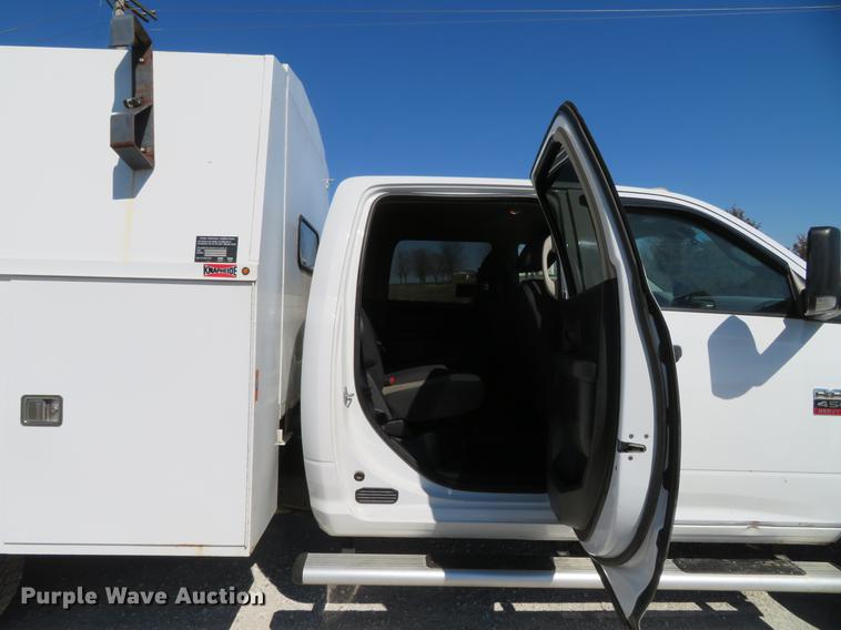 image for item DG3936 2011 Dodge Ram 4500HD Crew Cab utility bed pickup truck