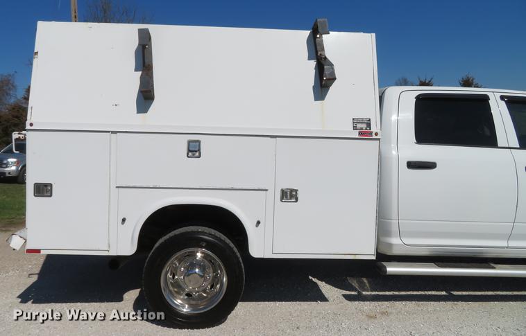 image for item DG3936 2011 Dodge Ram 4500HD Crew Cab utility bed pickup truck