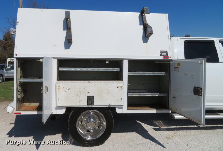 image for item DG3936 2011 Dodge Ram 4500HD Crew Cab utility bed pickup truck