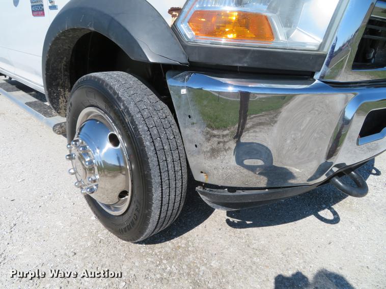 image for item DG3936 2011 Dodge Ram 4500HD Crew Cab utility bed pickup truck