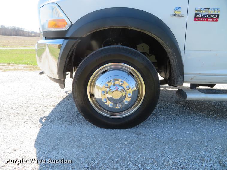 image for item DG3936 2011 Dodge Ram 4500HD Crew Cab utility bed pickup truck