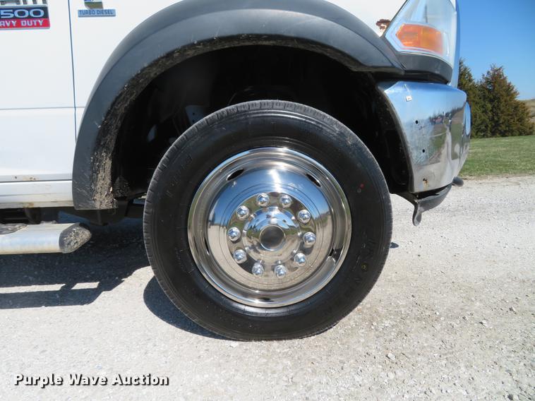 image for item DG3936 2011 Dodge Ram 4500HD Crew Cab utility bed pickup truck