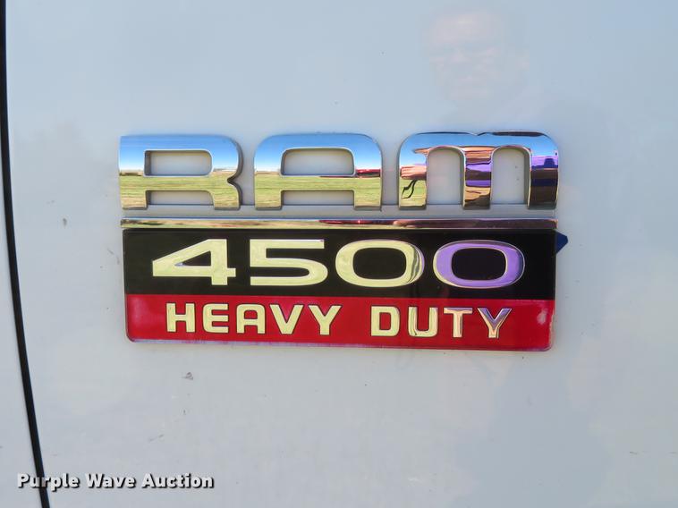 image for item DG3936 2011 Dodge Ram 4500HD Crew Cab utility bed pickup truck