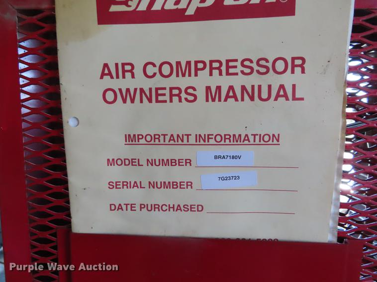 image for item DI9422 Snap-on BRA7180U air compressor