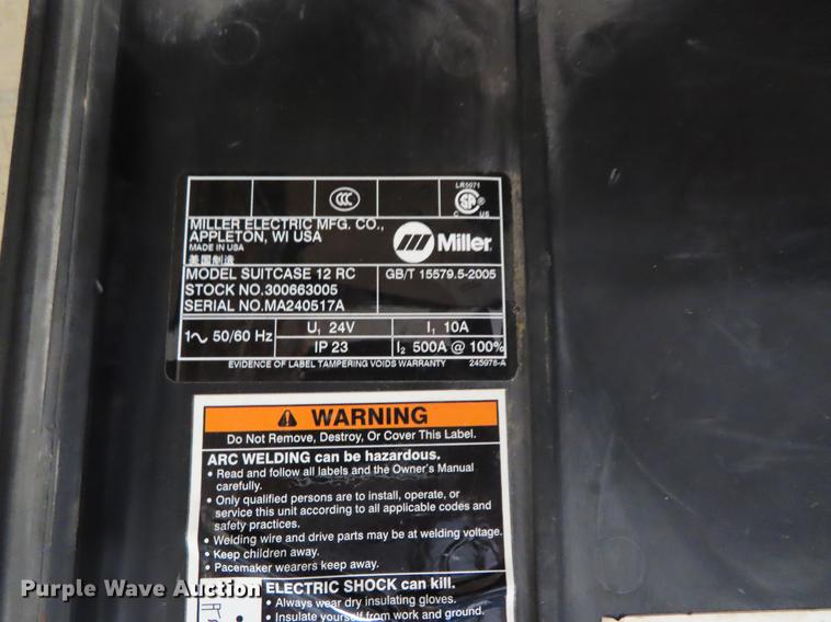 image for item DI9428 Miller 12RC wire feeder