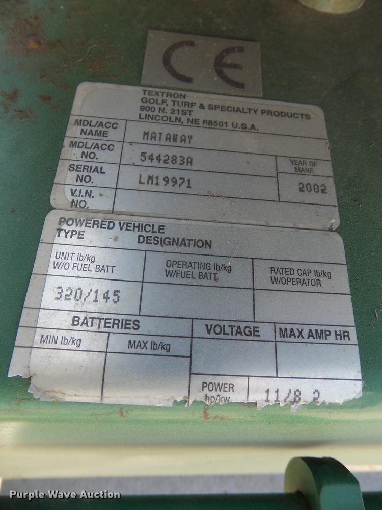 image for item DZ9668 2002 Ryan 544283A Mataway slicer/dethatcher