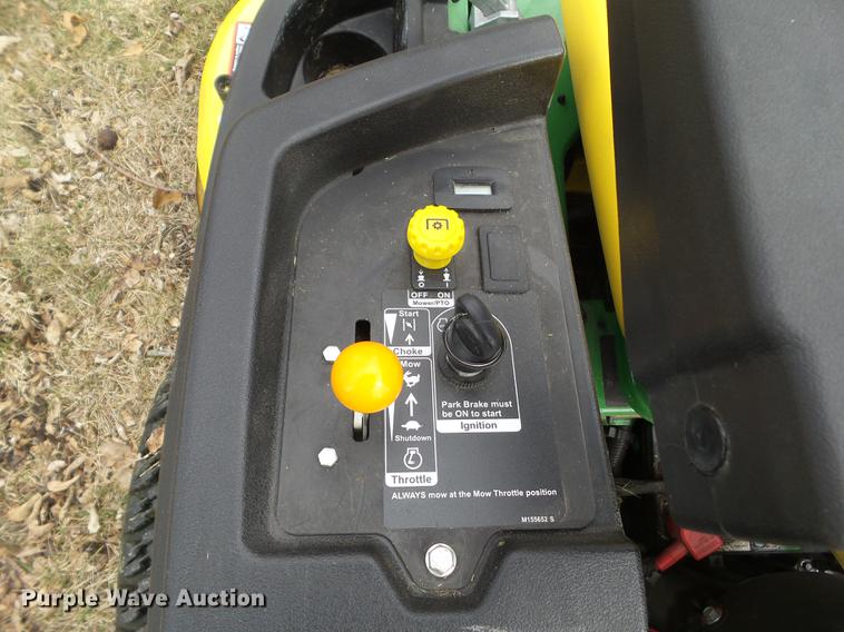 image for item EM9136 2016 John Deere Z245 ZTR lawn mower