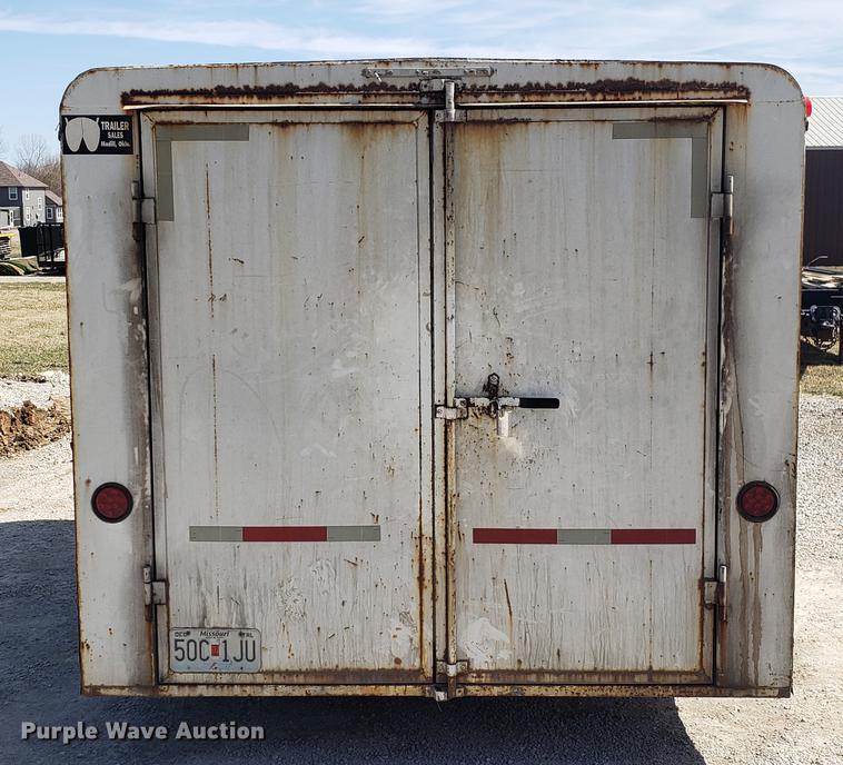 image for item EN9825 2001 W-W enclosed cargo trailer