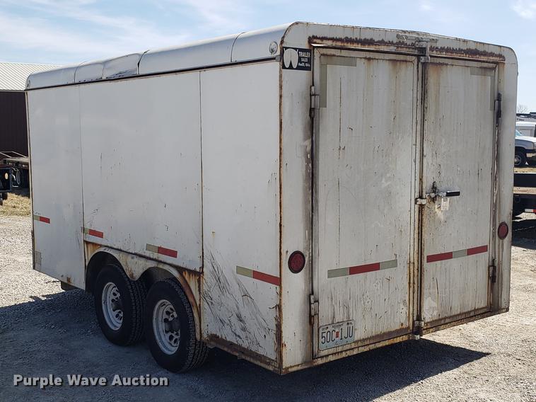 image for item EN9825 2001 W-W enclosed cargo trailer