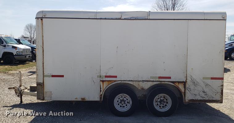 image for item EN9825 2001 W-W enclosed cargo trailer