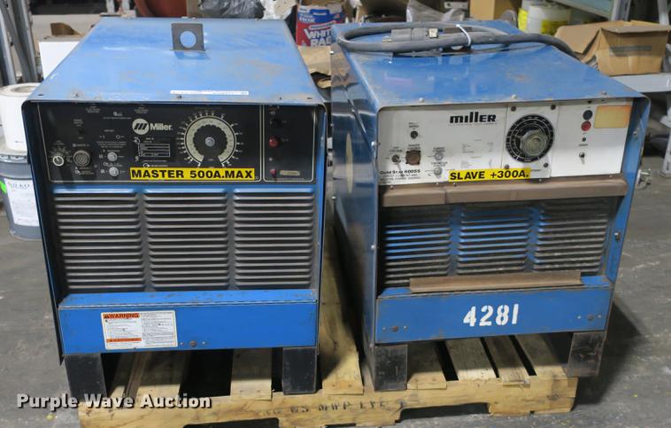 image for item EO9472 (2) Miller Gold Star 600 SS welders
