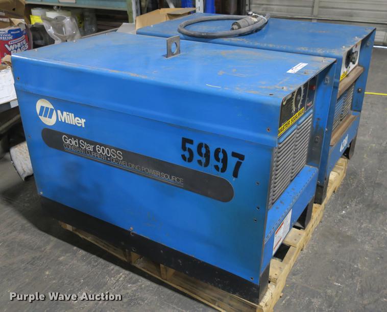 image for item EO9472 (2) Miller Gold Star 600 SS welders