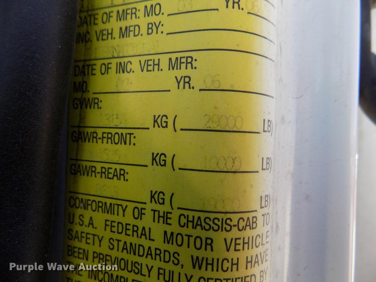 image for item FA9545 2007 International 4400 box truck