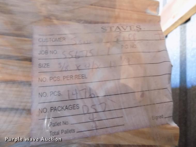 image for item FA9550 Approximately 7,300 wood staves