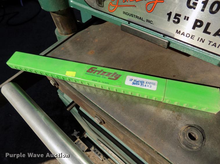 image for item FA9564 Grizzly G10212 planer