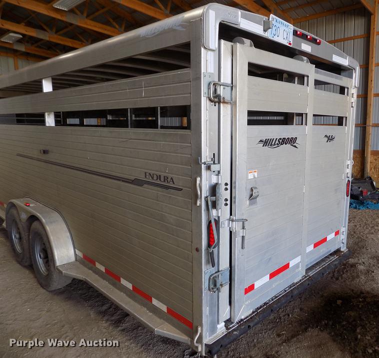 image for item FA9578 2011 Hillsboro Endura livestock trailer