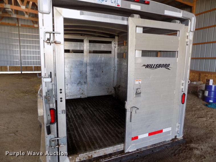 image for item FA9578 2011 Hillsboro Endura livestock trailer